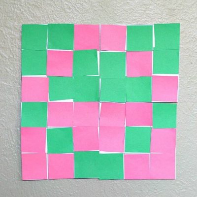 Geometry for Kids: Nine-Square Paper Quilt Design