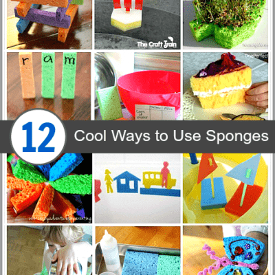 Cool Sponge Crafts and Activities for Kids