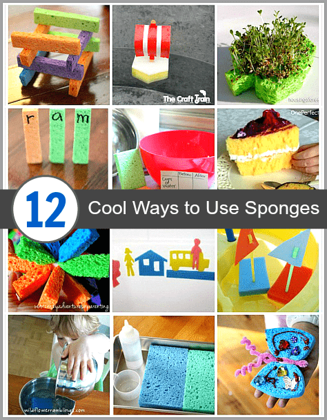 12 Cool Sponge Crafts and Activities for Kids