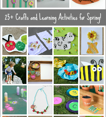 25+ Spring Crafts and Learning Activities for Kids