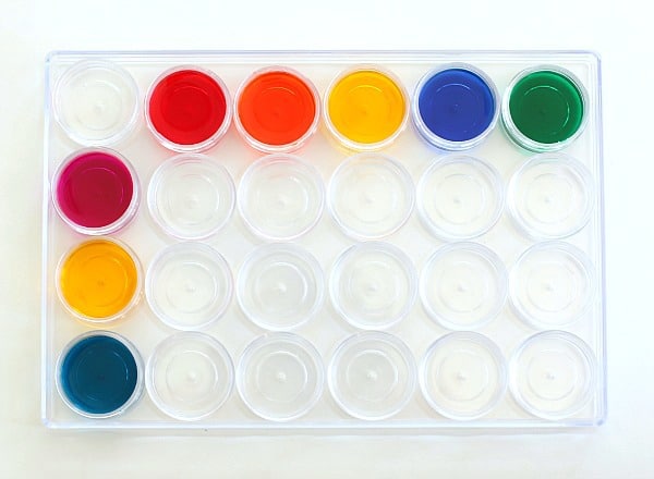 Setting up your color mixing array activity