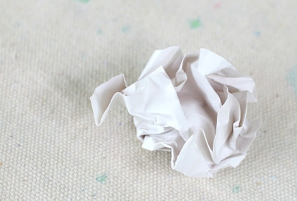 crumple up your paper