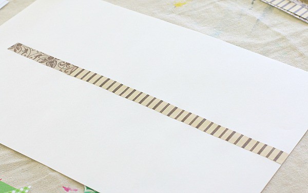 paper tree trunk for family tree for kids