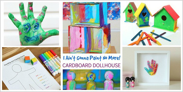 Activities for kids inspired by the children's book, I Ain't Gonna Paint No More!