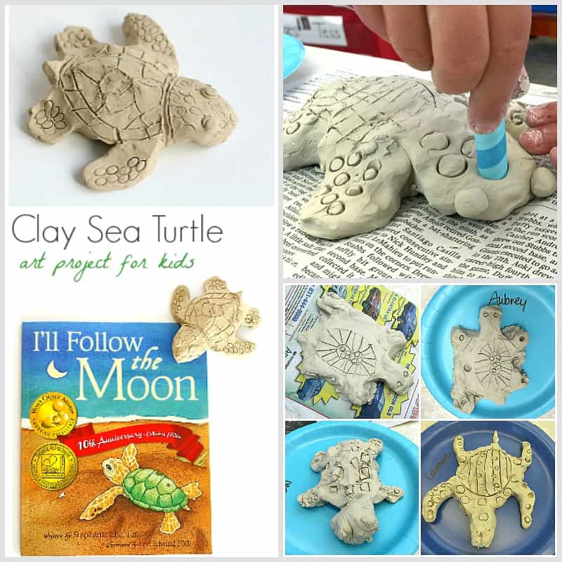 how to make a clay sea turtle