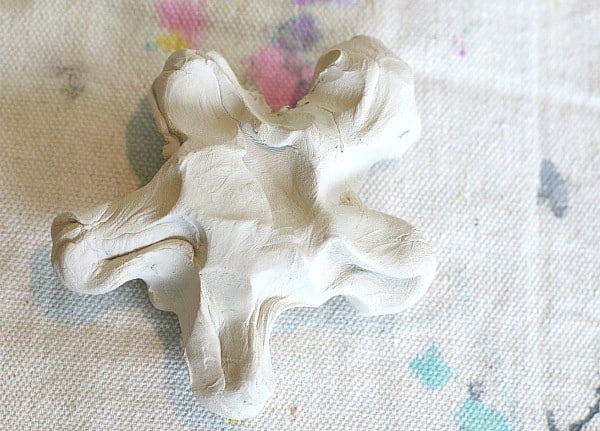 ocean activity for kids: use clay to create the sea turtle's body