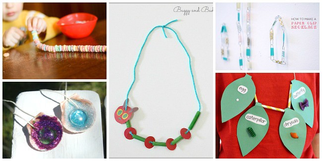 30 Unique Necklace Crafts for Kids