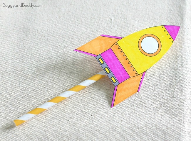 Science for Kids: Making Straw Rockets
