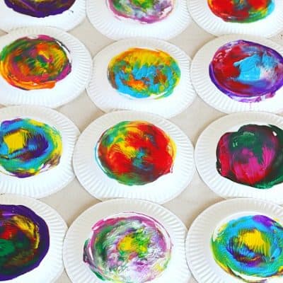 Paper Plate Twisting Process Art Activity for Kids