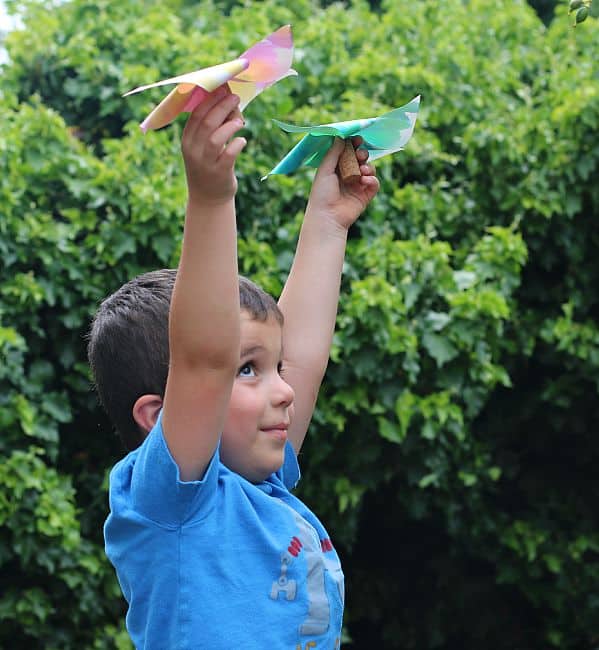 STEM and STEAM Activity for Kids: Paper Helicopter Pinwheels