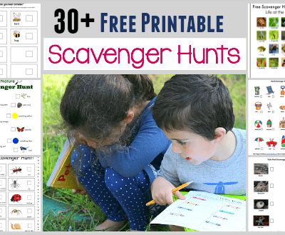 30+ Free Printable Scavenger Hunts for Kids