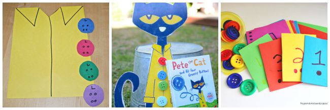 Pete the Cat and His Four Groovy Buttons Activities