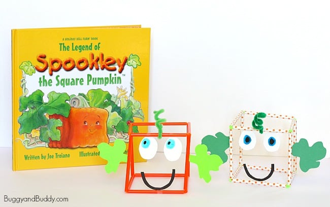 Halloween Math for Kids: Make a 3-D Spookley the Square Pumpkin
