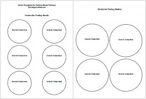 turkey craft template pdf