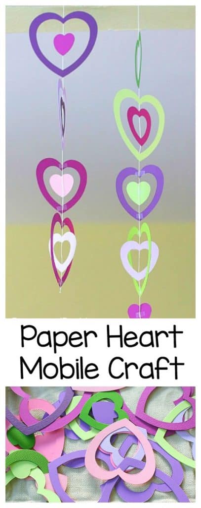 Paper Heart Mobile