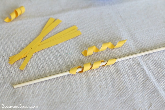 make centers for the flower craft for kids