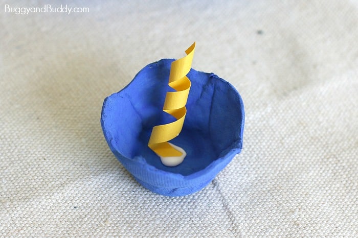 Bluebells: Egg Carton Flower Craft for Kids- Perfect for spring, Easter, and Mother's Day!