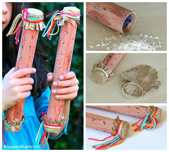 Rainstick Craft for Kids (and Science Activity)- Explore sound with a homemade instrument! ~ BuggyandBuddy.com
