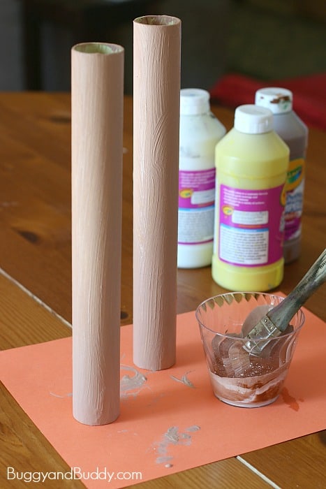 paint your cardboard tube