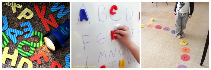 practicing letter sounds