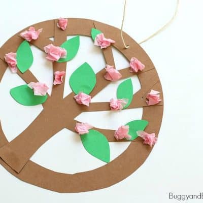 Hanging Tree Blossoms Craft for Kids