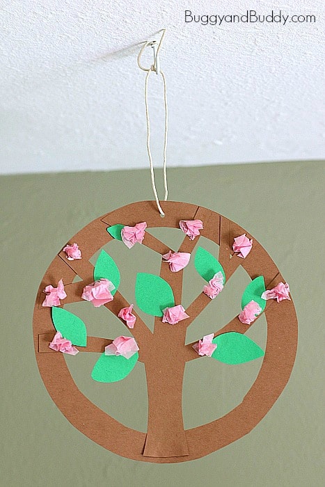 Tree Blossom Flower Craft for Kids
