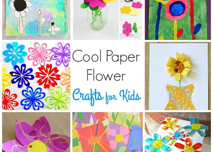 12 Cool Paper Flower Crafts for Kids