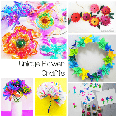 9 Super Cool Flower Crafts for Kids