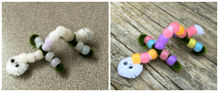uv-senstive bead animal craft for kids