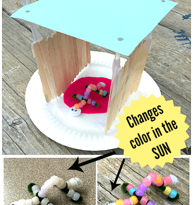 STEM Challenge for Kids: Build a Shelter from the Sun and Test it with UV-Sensitive Beads