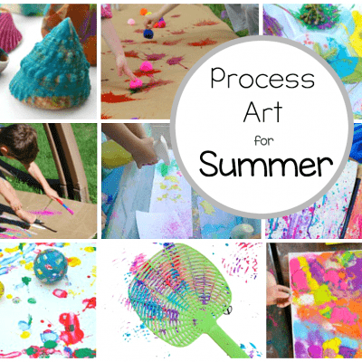 Preschool Process Art Activities Perfect for Summer