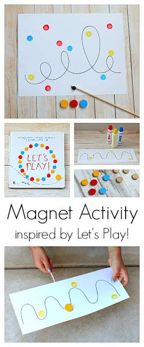 Magnet Activity Inspired by Herve Tullet's Let's Play! 