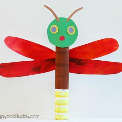 Paper Towel Roll Firefly Craft for Kids