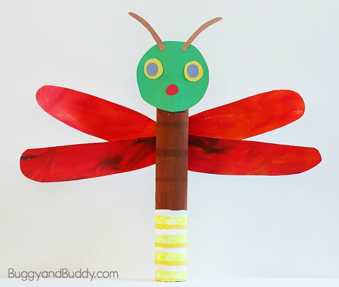cardboard tube firefly craft inspired by eric carle
