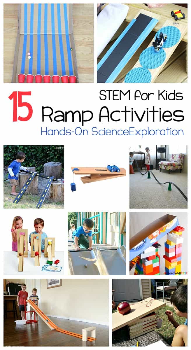 15 Science experiments for kids using ramps and inclined planes