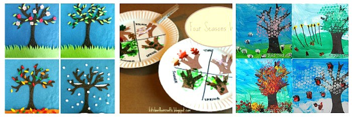 four seasons crafts for kids