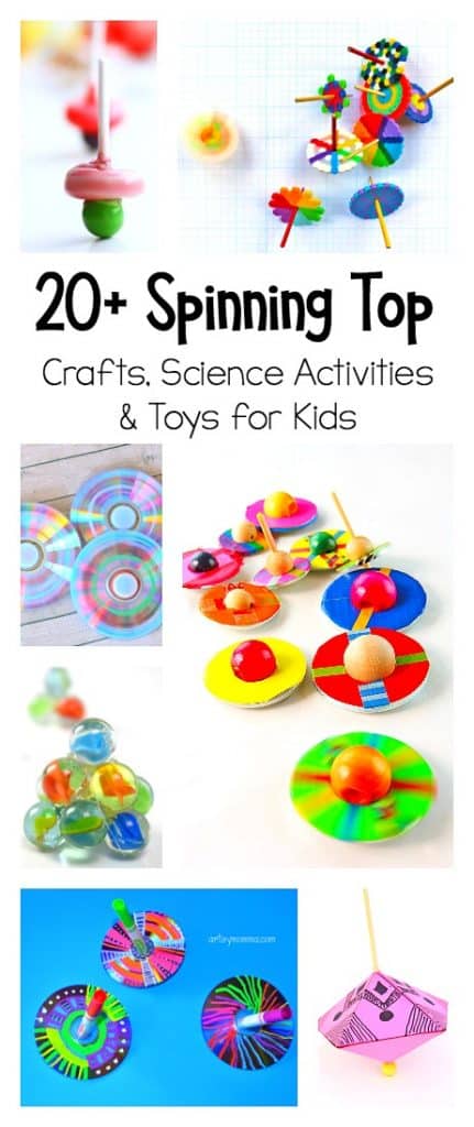 20+ Spinning Top Crafts and Science Activities for Kids - Buggy and Buddy