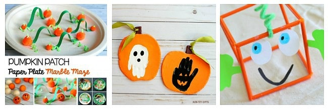 pumpkin crafts for kids for halloween and fall