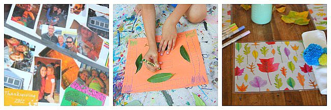 thanksgiving placemat crafts and activities for kids