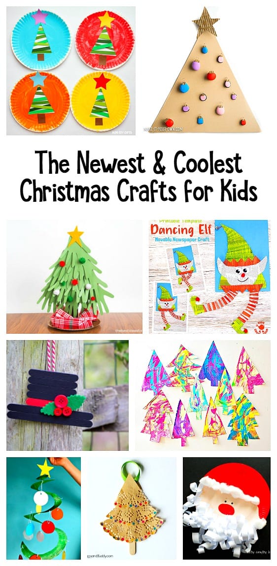 12 of the Coolest and Newest Christmas Crafts for Kids!