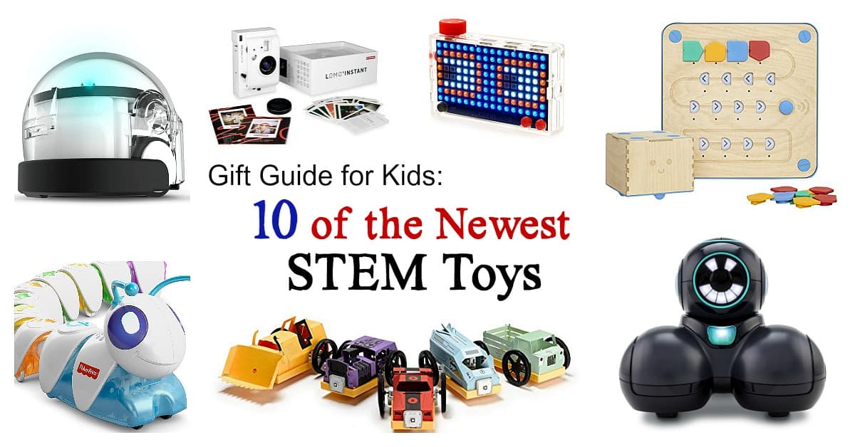 10 of the newest STEM toys for kids- stem gift guide for kids