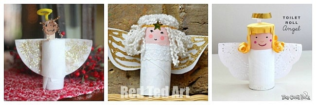Toilet Roll Angel Craft for Kids
