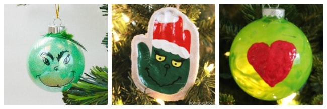 Grinch christmas ornament crafts for kids