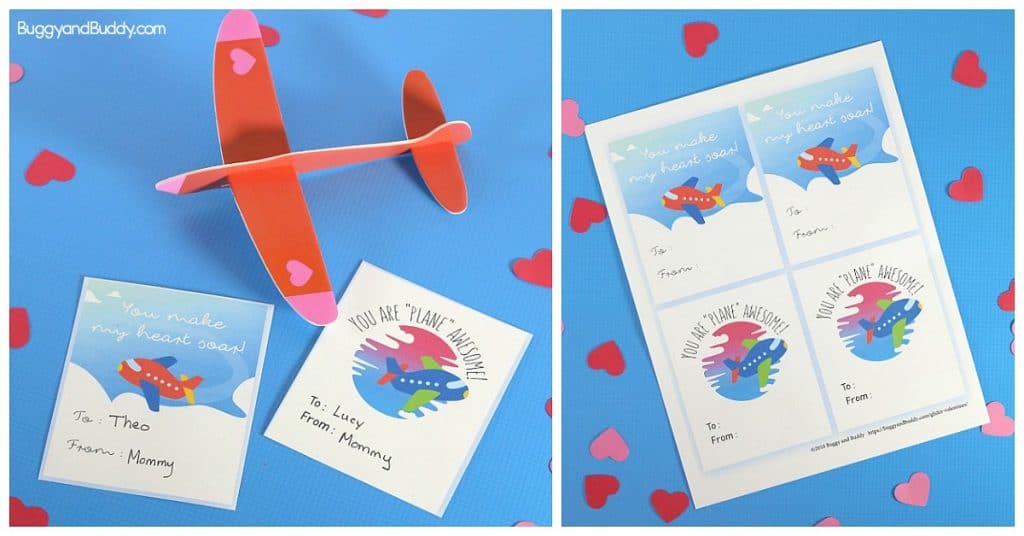 Glider Valentines - Buggy and Buddy