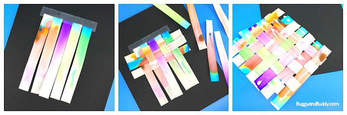 chromatography science experiment for kids using markers