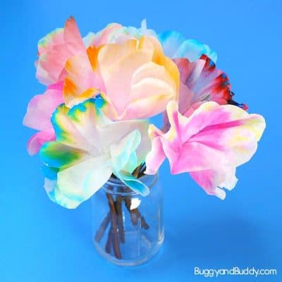 Spring Science Activity for Kids: Chromatography Flowers