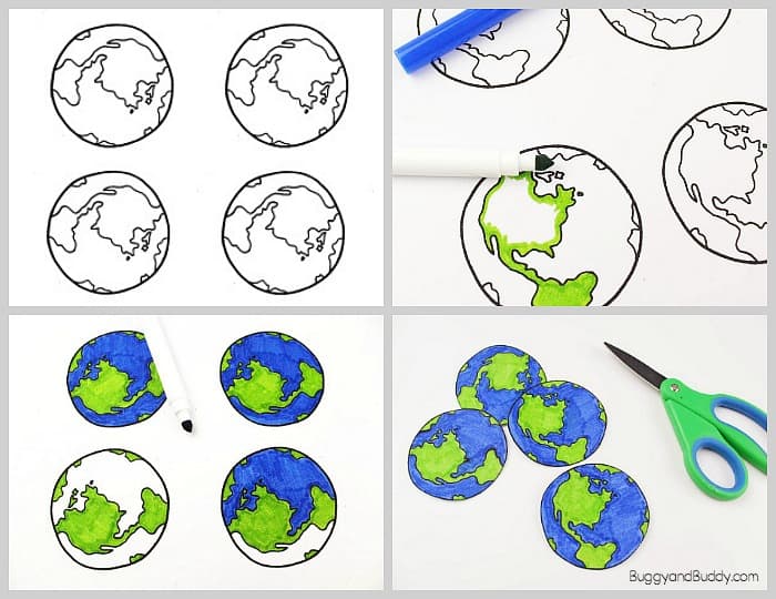 free earth day template for earth day daisy craft