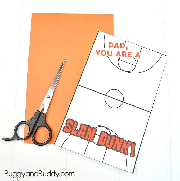 cut our your free printable father's day card