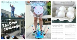 Egg Drop Project with Printable Recording Sheets - Buggy and Buddy