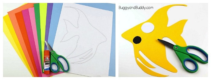 cut out your angelfish template